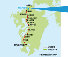 九州新幹線路線地図