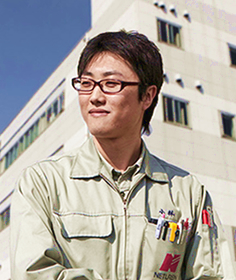 写真:知能機械工学専攻(修士) 2012年卒業 小林 真之さん