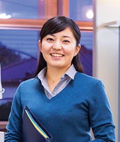 写真:情報通信工学科2007年卒業 山口 真由さん