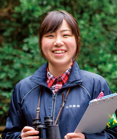 写真:社会環境学科 2014年卒業 谷口 愛佳さん