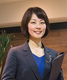 写真:社会環境学科 2005年卒業 馬場 ひとみさん