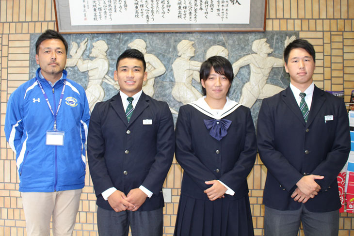福岡県選抜ラグビーチームに城東高校ラグビー部の3名と平本監督が出場しました トピックス 新着情報 福岡工業大学
