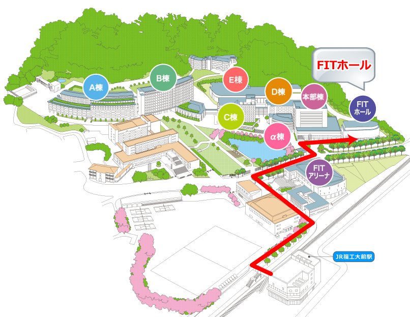 福岡本会場マップ