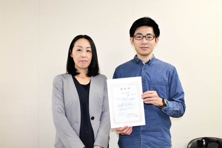電子情報工学専攻 2年 田村研究室 藤井 一樹さん 電子情報通信学会ネットワークシステム研究会にて 若手研究奨励賞 を受賞 トピックス 福岡工業大学短期大学部