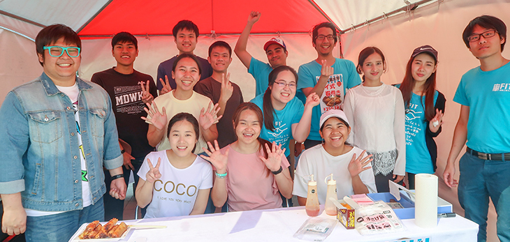 東部地域大学連携 福岡工業大学 九州産業大学 福岡女子大学 なみき芸術文化祭 で留学生が大活躍 トピックス 新着情報 福岡工業大学