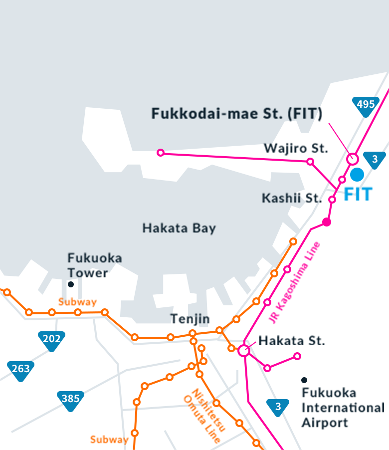 3-30-1 Wajiro-higashi, Higashi-ku, Fukuoka,