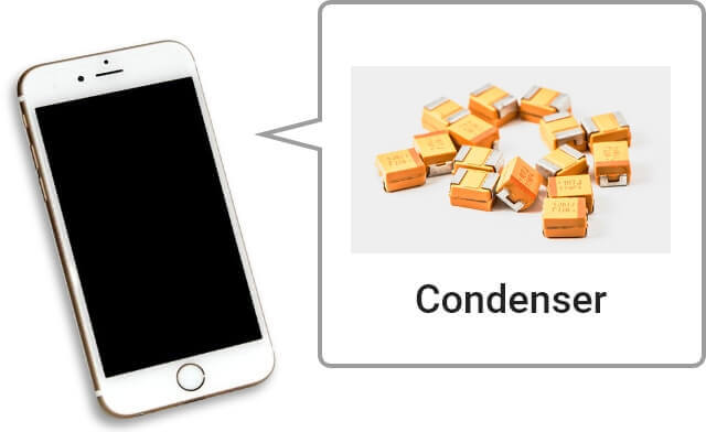Fig. 1-1: Condenser, a typical application of Ta and Nb